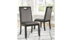 HYNDELL DINING TABLE SET WITH 8 CHAIRS AND A SERVER - Image 4