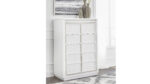 CHALANNA BEDROOM SET ( BED + 2 NIGHT STANDS + MIRRORED DRESSER + CHEST OF DRAWERS ) - Image 2