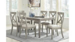 PARELLEN DINING TABLE SET WITH 6 CHAIRS - Image 4