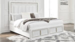CHALANNA BEDROOM SET ( BED + 2 NIGHT STANDS + MIRRORED DRESSER + CHEST OF DRAWERS ) - Image 6