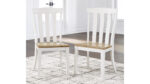 ASHBRYN DINING SET WITH 6 CHAIRS, A HUTCH AND A SERVER - Image 2