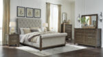HILLCOT BEDROOM SET WITH 2 NIGHTSTANDS - Image 3