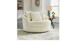 LINDYN SECTIONAL SOFA SET WITH OTTOMAN & SWIVEL CHAIR - Image 9
