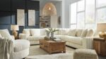 LINDYN SECTIONAL SOFA SET WITH OTTOMAN & SWIVEL CHAIR - Image 10