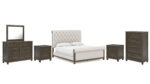 HILLCOT BEDROOM SET WITH 2 NIGHTSTANDS