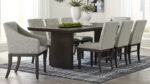 BRUXWORTH DINING TABLE SET WITH 8 CHAIRS - Image 2