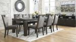 HYNDELL DINING TABLE SET WITH 8 CHAIRS AND A SERVER - Image 2