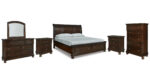 PORTER SLEIGH BEDROOM SET