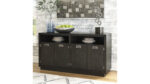 HYNDELL DINING TABLE SET WITH 8 CHAIRS AND A SERVER - Image 3