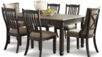 TYLER CREEK DINING SET WITH 6 CHAIRS