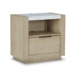 HENNINGTON BEDROOM SET ( BED + 2 NIGHT STANDS + MIRRORED DRESSERS + CHEST OF DRAWERS )