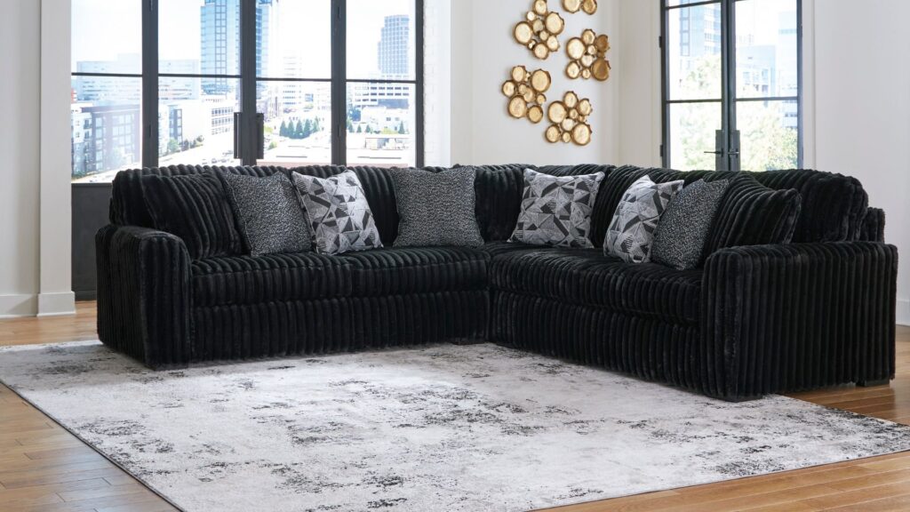 MIDNIGHT MADNESS SECTIONAL SOFA SET