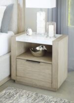 HENNINGTON BEDROOM SET ( BED + 2 NIGHT STANDS + MIRRORED DRESSERS + CHEST OF DRAWERS )