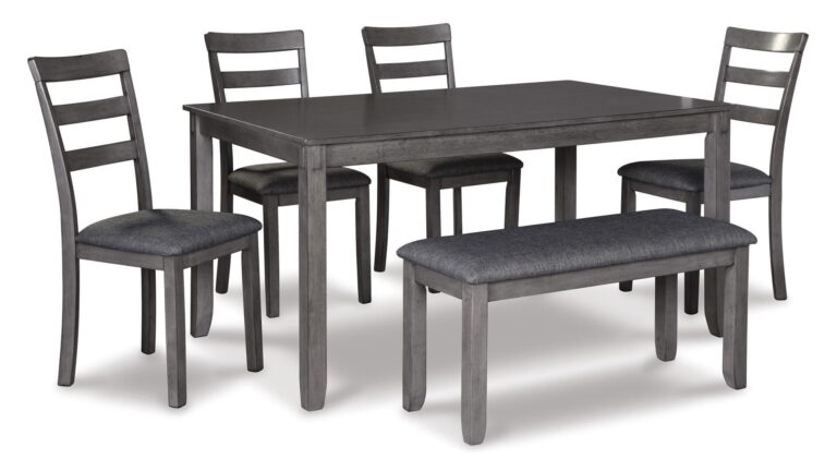 D383-325 RECT DRM TABLE SET BRIDSON (ASH)