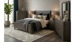 NEO BEDROOM SET ( BED + 2 NIGHT DRAWERS + MIRRORED DRESSERS + CHEST OF DRAWERS)