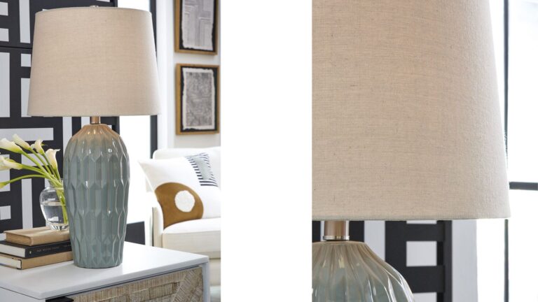 HADBURY CERAMIC TABLE LAMP (ASH)