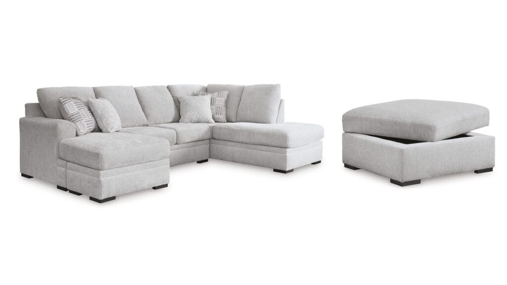 GABYLEIGH SOFA SET WITH OTTOMAN