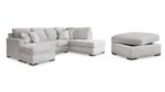 GABYLEIGH SOFA SET WITH OTTOMAN
