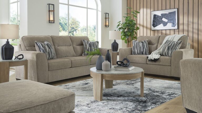OLTEN SOFA SET WITH OTTOMAN