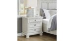 ROBBINSDALE BEDROOM SET ( BED + 2 NIGHT STANDS + MIRRORED DRESSER + CHEST OF DRAWERS )