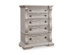 ANDONHALL BEDROOM SET ( BED + 3 NIGHT DRAWERS + MIRRORED DRESSER +CHEST OF DRAWERS)