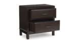 VANMORE BEDROOM SET ( BED + 2 NIGHT STANDS +MIRRORED DRESSER +CHEST OF DRAWERS)