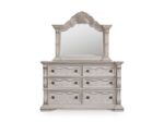 ANDONHALL BEDROOM SET ( BED + 3 NIGHT DRAWERS + MIRRORED DRESSER +CHEST OF DRAWERS)