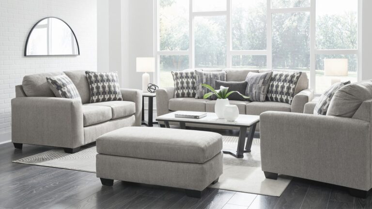 AVENAL PARK SOFA SET WITH OTTOMAN
