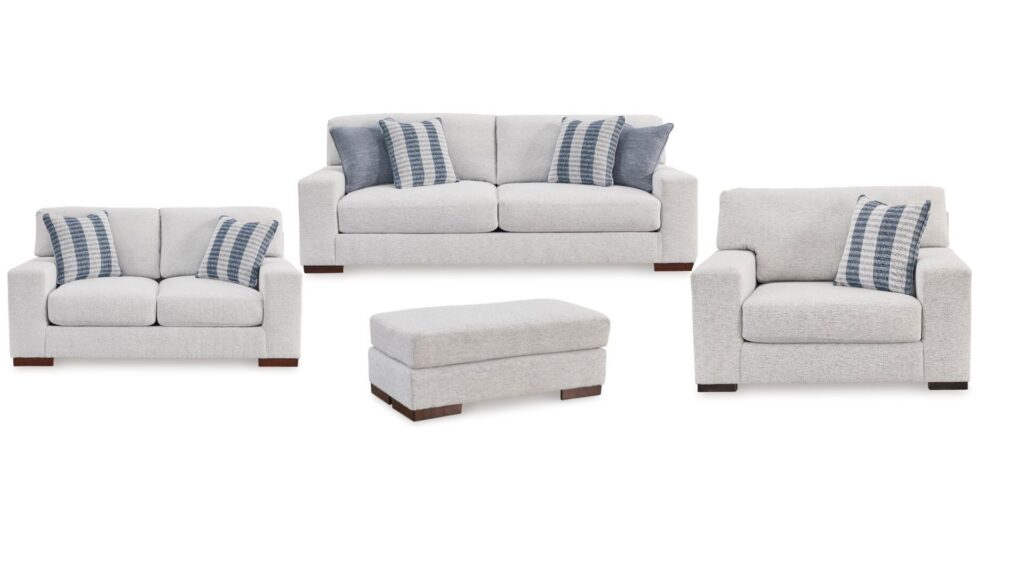 BELVOIR SNOW SOFA SET