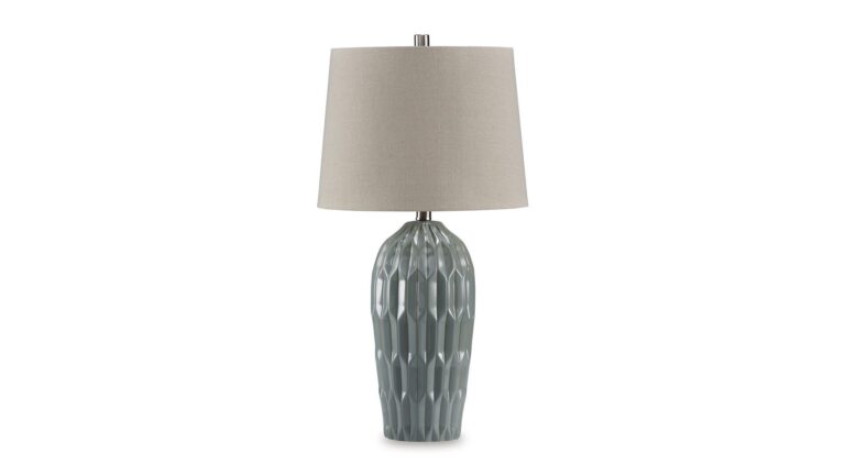 HADBURY CERAMIC TABLE LAMP (ASH)