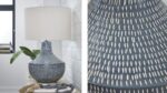 SCHYLARMONT METAL TABLE LAMP(ASH)
