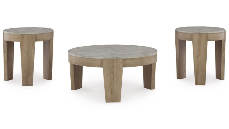 GUYSTONE OCCASIONAL TABLE SET 3PC (ASH)