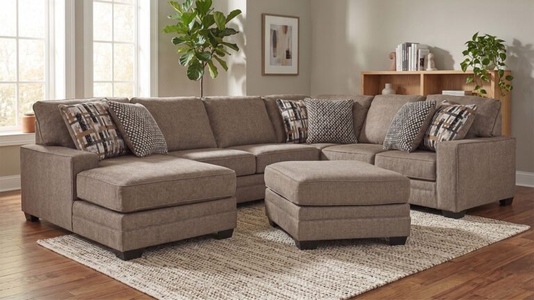 CANNONBROOK SOFA SET WITH OTTOMAN