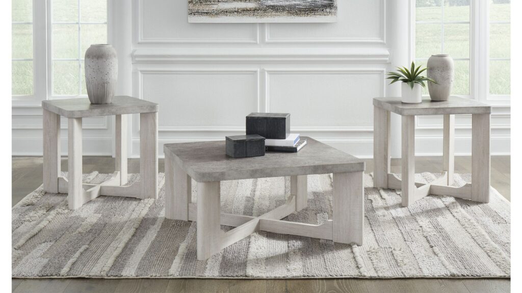 T247-13 OCCASIONAL TABLE SET GARNILY (ASH)
