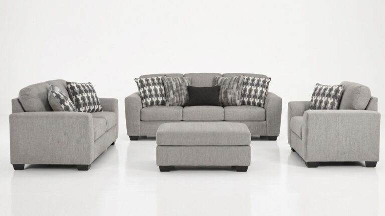 AVENAL PARK SOFA SET WITH OTTOMAN