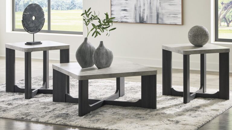 SHARSTORM OCCASIONAL TABLE SET 3PC (ASH)