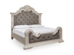 ANDONHALL BEDROOM SET ( BED + 3 NIGHT DRAWERS + MIRRORED DRESSER +CHEST OF DRAWERS)
