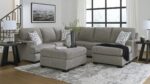 ERINSBURG SECTIONAL SOFA SET WITH OTTOMAN