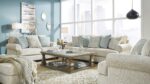 MONAGHAN SOFA SET WITH OTTOMAN