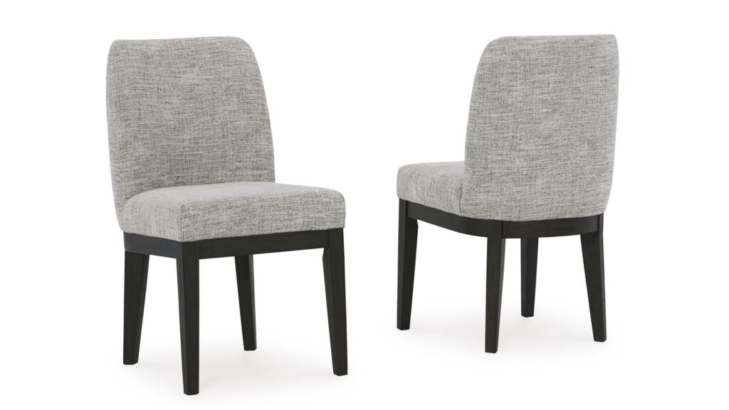 BURKHAUS DINING SUITE WITH 6 CHAIRS AND A SERVER