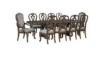 MAYLEE DINING SET WITH 10 CHAIRS AND A SERVER