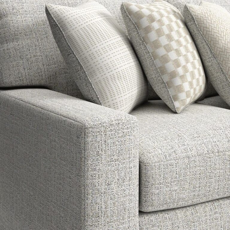 LARCE SECTIONAL SOFA SET WITH OTTOMAN