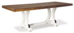 VALEBECK DINING SET WITH 6 CHAIRS