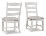 VALEBECK DINING SET WITH 6 CHAIRS