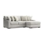 LARCE SECTIONAL SOFA SET WITH OTTOMAN