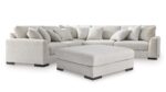 CAVELLA SOFA SET WITH OTTOMAN