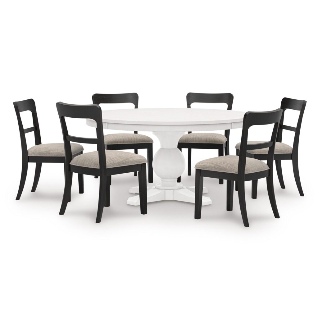 CHADWORTH DINING SET WITH 6 CHAIRS