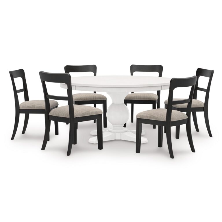 CHADWORTH DINING SET WITH 6 CHAIRS