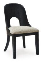 ROWANBECK DINING SET WITH 6 CHAIRS AND A SERVER