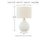 CERAMIC TABLE LAMP WARDMONT L180094